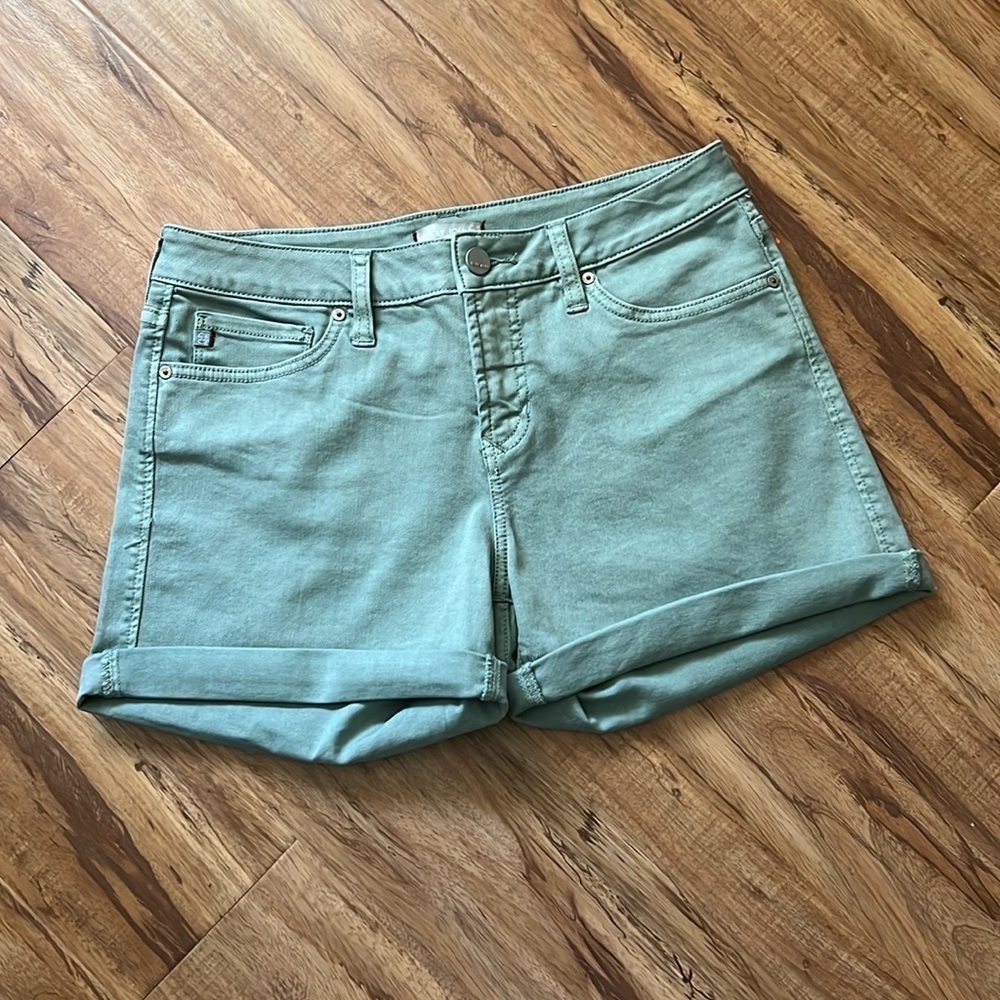 Dear John Olive Green Rolled-Hem Women’s Shorts